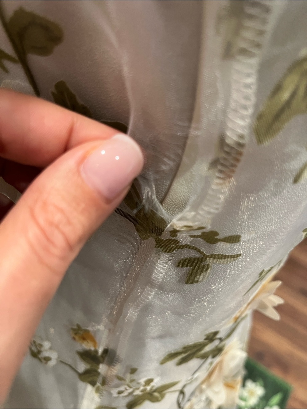 NWOT Sugar Thrillz Floral Embroidered Mini Dress - Picture 4 of 7